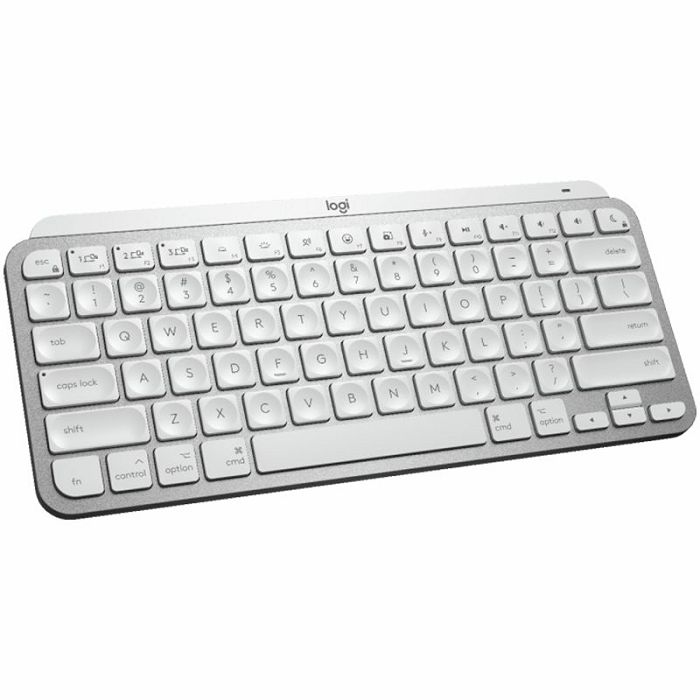 LOGITECH MX Keys Mini For Mac Minimalist Wireless Illuminated Keyboard - PALE GREY - US INTL - BT - EMEA