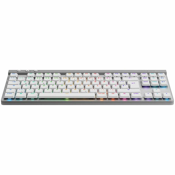 LOGITECH G515 LIGHTSPEED TKL - WHITE - US INTL - 2.4GHZ/BT- EMEA28i-935 - TACTILE