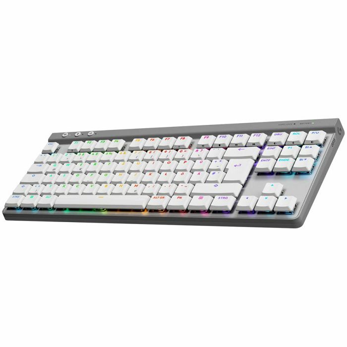 LOGITECH G515 LIGHTSPEED TKL - WHITE - US INTL - 2.4GHZ/BT- EMEA28i-935 - TACTILE