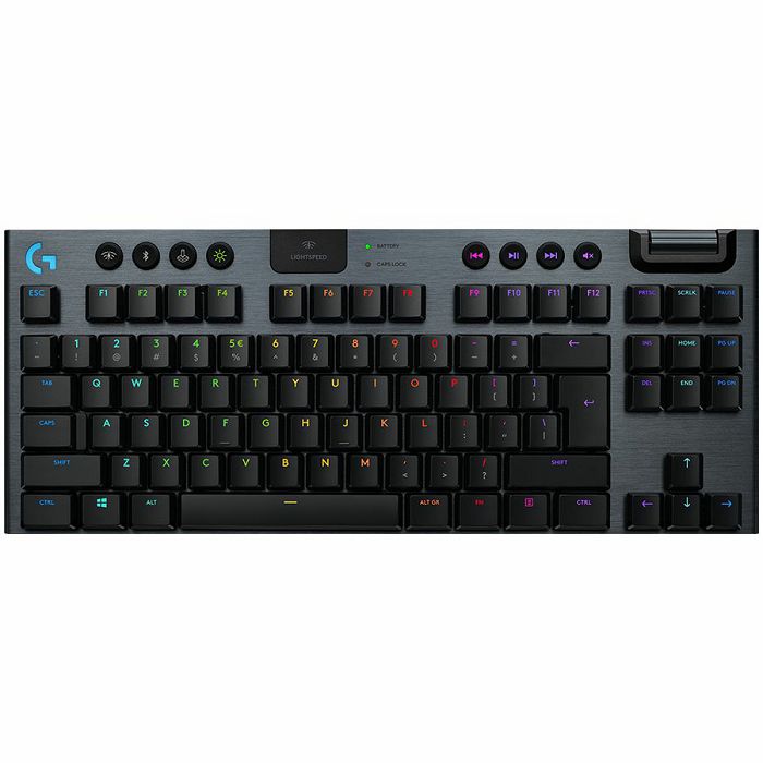 LOGITECH G915 X LIGHTSPEED Wireless Gaming Keyboard - BLACK - US INTL - 2.4GHZ/BT - EMEA28i-935 - TACTILE