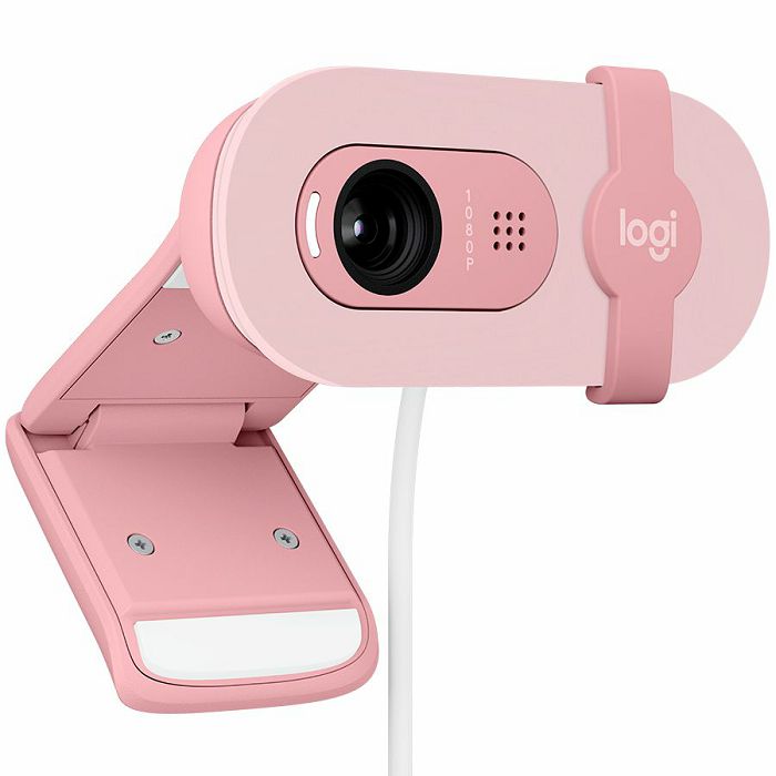 LOGITECH Brio 100 Full HD Webcam - ROSE - USB