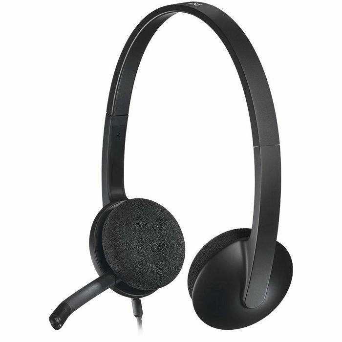 LOGITECH Corded USB Headset H340 - EMEA - BLACK