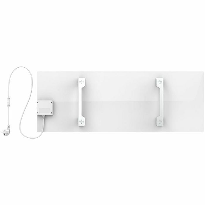 AENO Premium Eco Smart Heater, 700W, Tempered glass, Infrared+convection heating type, Led display Plug type: Europe (E/F type), WHITEManufacturer: AENO