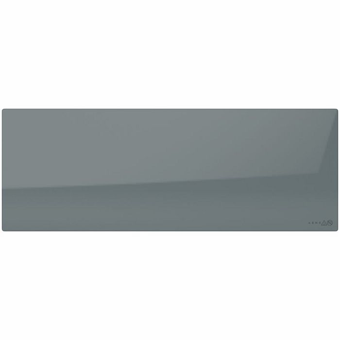 AENO Premium Eco Smart Heater, 700W, Tempered glass, Infrared+convection heating type, LED display, Plug type: Europe (E/F type), GREY