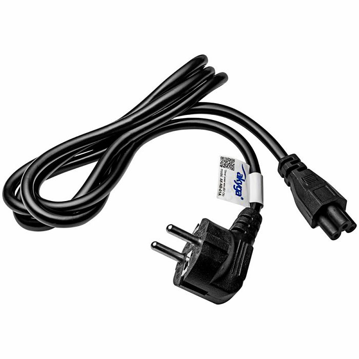 Power Cord AK-NB-01A for notebooks VDE IEC C5 250V/50Hz 1.5m