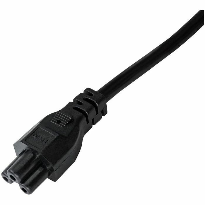 Power Cord AK-NB-01A for notebooks VDE IEC C5 250V/50Hz 1.5m