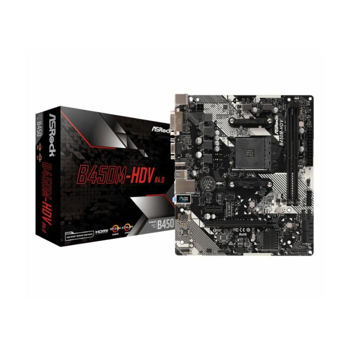 Asrock AMD AM4 B450M-HDV R4.0