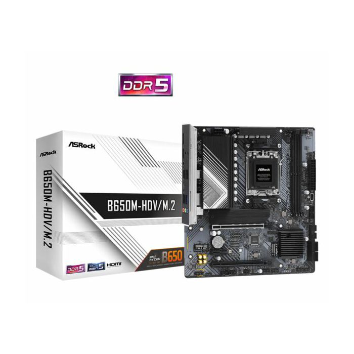 Asrock AMD AM5 B650M-HDV M.2