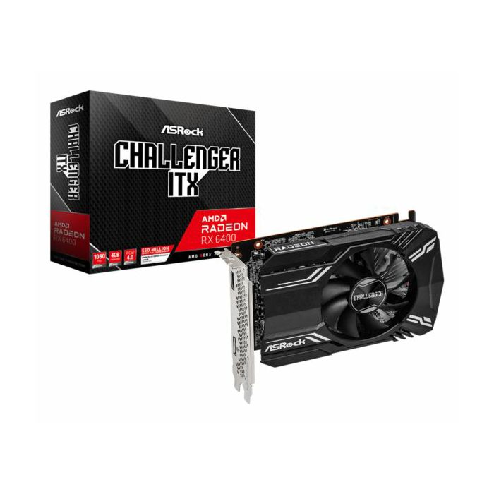 Asrock Radeon RX 6400 Challenger ITX 4G, 4GB GDDR6