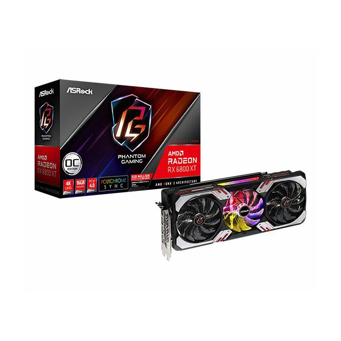 Asrock Radeon RX 6800 XT Phantom Gaming D 16G OC, 16GB GDDR6