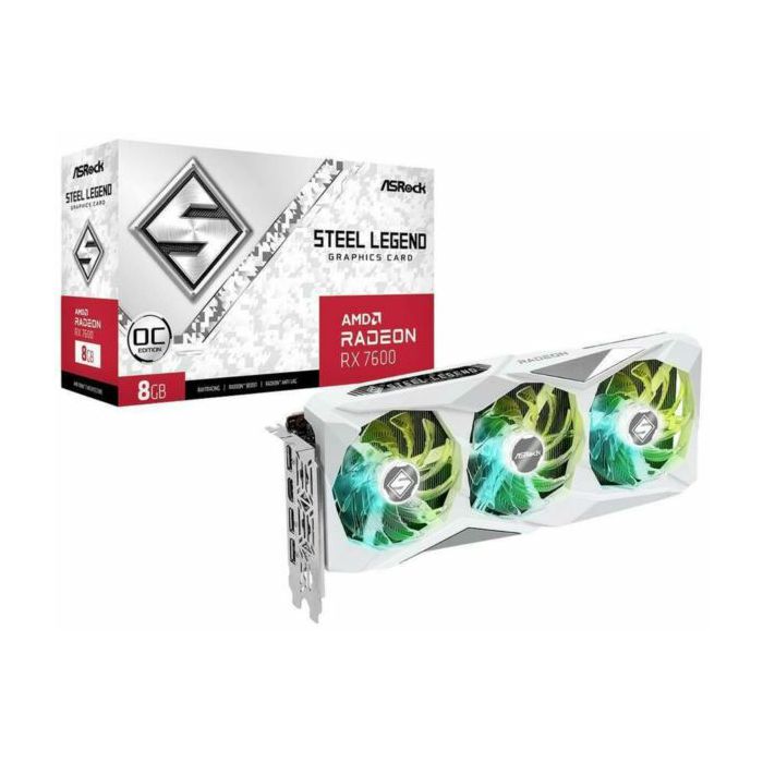 Asrock Radeon RX 7600 Steel Legend 8GB OC, 8GB GDDR6