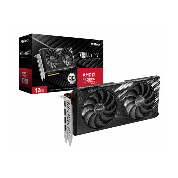 Asrock Radeon RX 7700 XT Challenger 12GB OC, 12GB GDDR6
