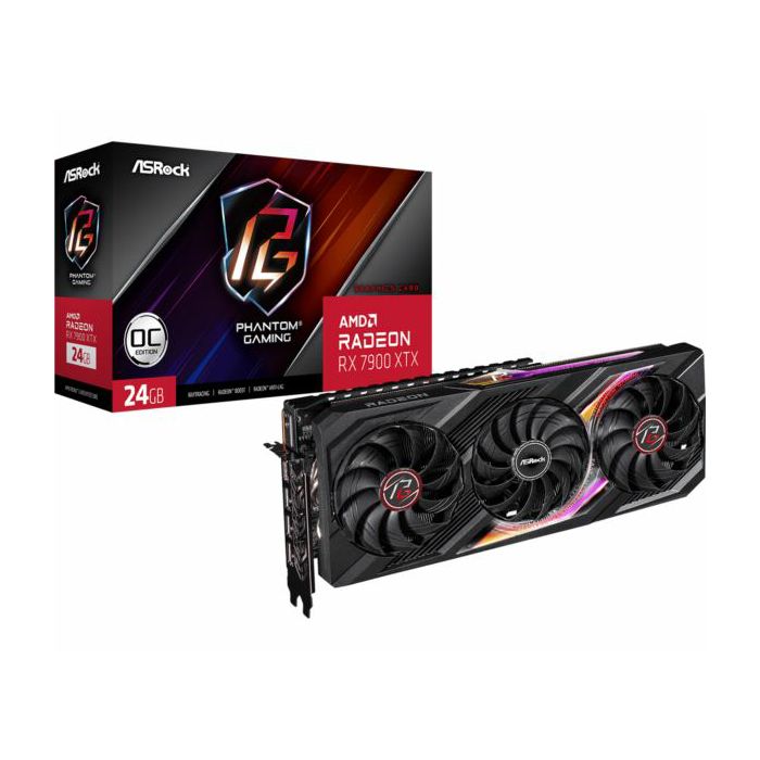 Asrock Radeon RX 7900 XTX Phantom Gaming 24GB OC, 24GB GDDR6