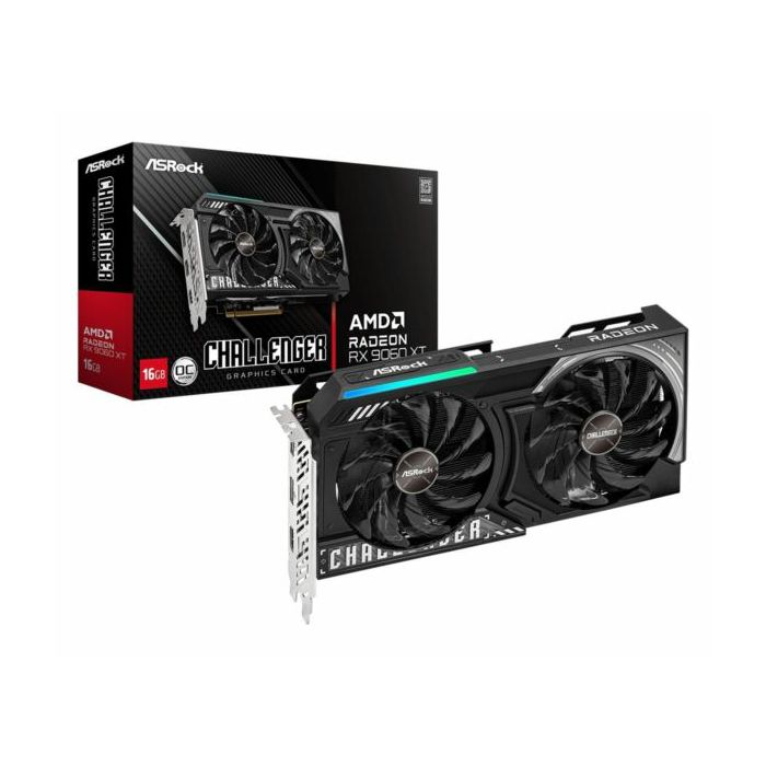 Asrock Radeon RX 9060 XT Challenger 16GB OC, 16GB GDDR6