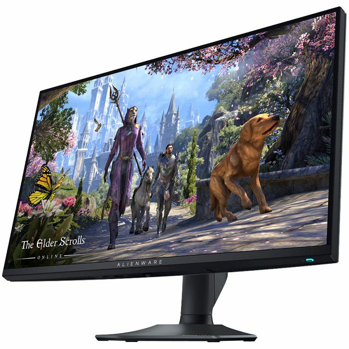 Monitor Alienware AW2725QF 27", 3840x2160, 4K UHD, 180Hz, IPS Antiglare, 16:9, 1000:1, 400 cd/m2, NVIDIA G-SYNC, 1ms/0.5ms, 178/178, DP, 2xHDMI, USB-C, USB-B, 3xUSB-A, Tilt, Swivel, Pivot, Height Adju