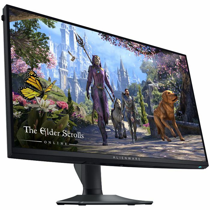 Monitor Alienware AW2725QF 27", 3840x2160, 4K UHD, 180Hz, IPS Antiglare, 16:9, 1000:1, 400 cd/m2, NVIDIA G-SYNC, 1ms/0.5ms, 178/178, DP, 2xHDMI, USB-C, USB-B, 3xUSB-A, Tilt, Swivel, Pivot, Height Adju