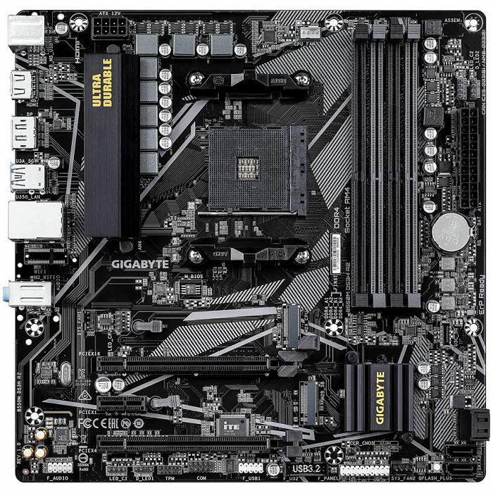 GIGABYTE B550M DS3H R2, AM4, 4x DDR4, mATX