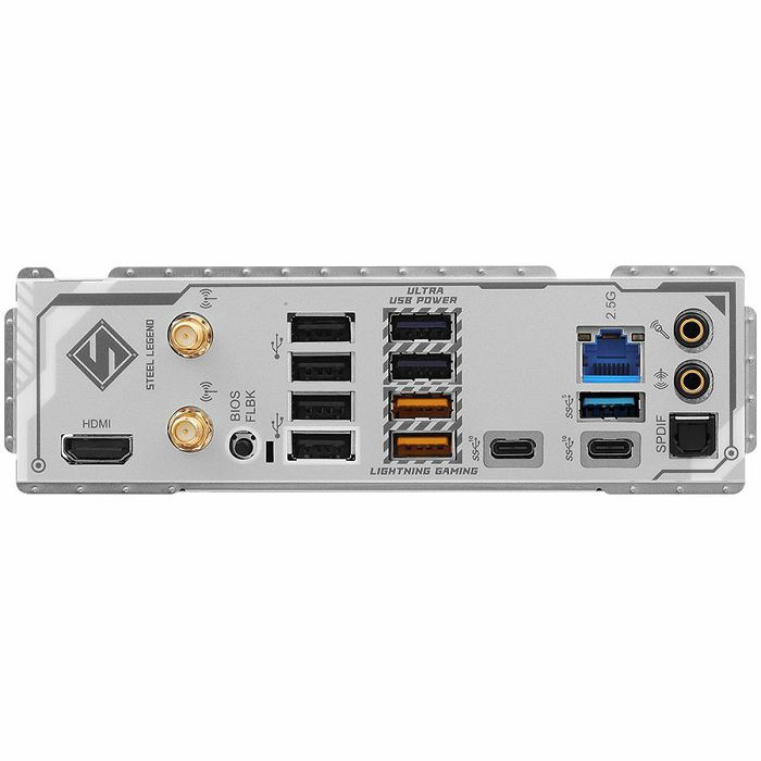 ASROCK MB Desktop B850 STEEL LEGEND WIFI, AM5, 4x DDR5, 1x PCIe 5.0 x16, 1x Blazing M.2(PCIe Gen5x4), 3x Hyper M.2, 4x SATA3, RAID 0, 1, 10, 7.1 CH HD Audio, 1x HDMI, 9x USB 3.2, 8x USB 2.0, 3x USB-C,