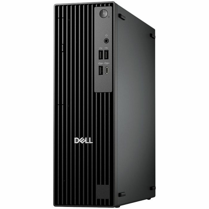 Dell Pro Slim QCS1255, 180W, AMD Ryzen 5 8600G (16 TOPS, 6 cores up to 5.0GHz)), 16GB DDR5 4800MT/s, M.2 512GB SSD, AMD Integrated Graphics, Wi-Fi+BT, SD CR, DP/HDMI/USB-C/USB-A/RJ-45,Speaker, Mouse/K