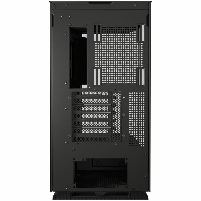 COUGAR | FV270 Black | PC Case | Mid tower / Tempered, Curved Glass Perimeter / Quick Detachable Air Filters / Up to 9 Fans (1x120mm RGB Preinstalled) / Black