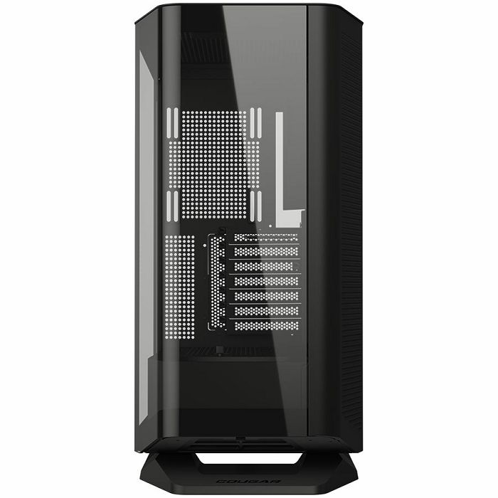 COUGAR | FV270 Black | PC Case | Mid tower / Tempered, Curved Glass Perimeter / Quick Detachable Air Filters / Up to 9 Fans (1x120mm RGB Preinstalled) / Black