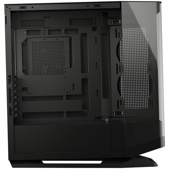 COUGAR | FV270 Black | PC Case | Mid tower / Tempered, Curved Glass Perimeter / Quick Detachable Air Filters / Up to 9 Fans (1x120mm RGB Preinstalled) / Black