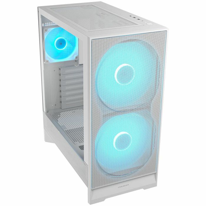COUGAR AIRFACE 180 PC Case, Mid Tower, White