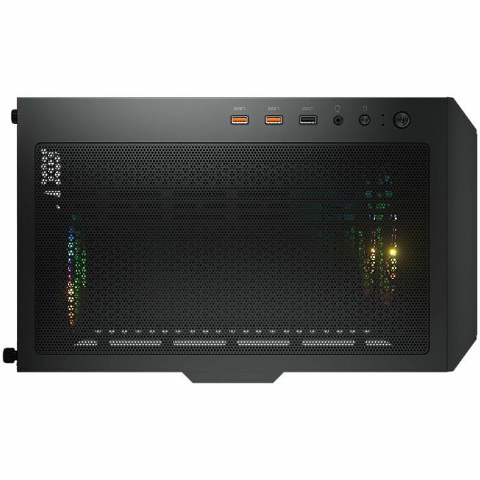 COUGAR | Duoface RGB Black | PC Case | Mid Tower / Airflow Front Panel / 2 x 140mm & 1x 120mm ARGB Fans incl. / TG Left Panel