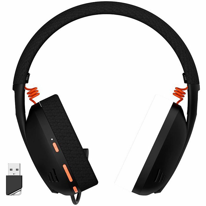 CANYON Ego GH-13, Gaming BT headset, +virtual 7.1 support in 2.4G mode, with chipset BK3288X, BT version 5.2, cable 1.8M, size: 198x184x79mm, Black