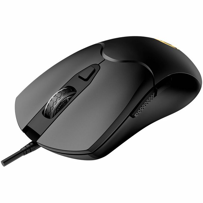 CANYON Accepter GM-211, Optical gaming mouse, Instant 725, ABS material, huanuo 5 million cycle switch, 1.65M braided cable with magnet ring, weight: 113g, Size: 125*64*39mm, Black