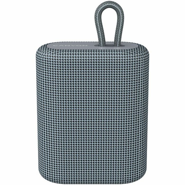Canyon BSP-4 Bluetooth Speaker, BT V5.0, BLUETRUM AB5365A, TF card support, Type-C USB port, 1200mAh polymer battery, Dark grey, cable length 0.42m, 114*93*51mm, 0.29kg