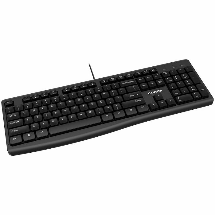 Wired Chocolate Standard Keyboard ,105 keys, slim  design with chocolate key caps,  1.5 Meters cable length,Size 434.2*145.4*27.2mm,450g AD layout