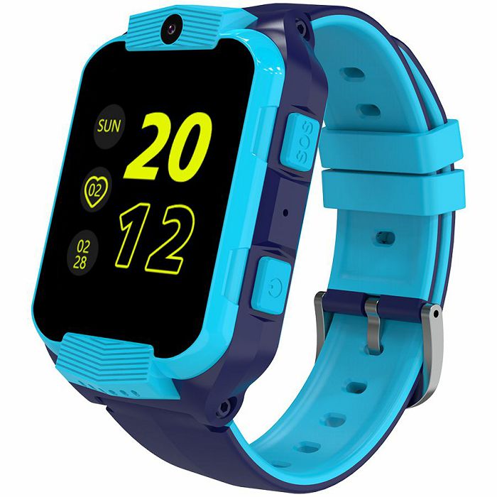 Kids smartwatch Canyon Cindy KW-41, 1.69"IPS colorful screen 240*280, ASR3603C, Nano SIM card, 192+128MB, GSM(B3/B8), LTE(B1.2.3.5.7.8.20) 680mAh battery, built in TF card: 512MB, Blue, host: 53.3*42.