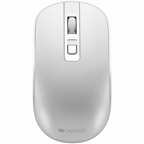 2.4GHz Wireless Rechargeable Mouse with Pixart sensor, 4keys, Silent switch for right/left keys,DPI: 800/1200/1600, Max. usage 50 hours for one time full charged, 300mAh Li-poly battery, Pearl-White, 