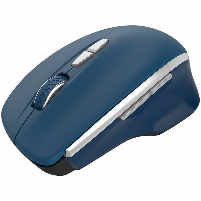 CANYON MW-21, 2.4 GHz  Wireless mouse ,with 7 buttons, DPI 800/1200/1600, Battery: AAA*2pcs,Blue,72*117*41mm, 0.075kg