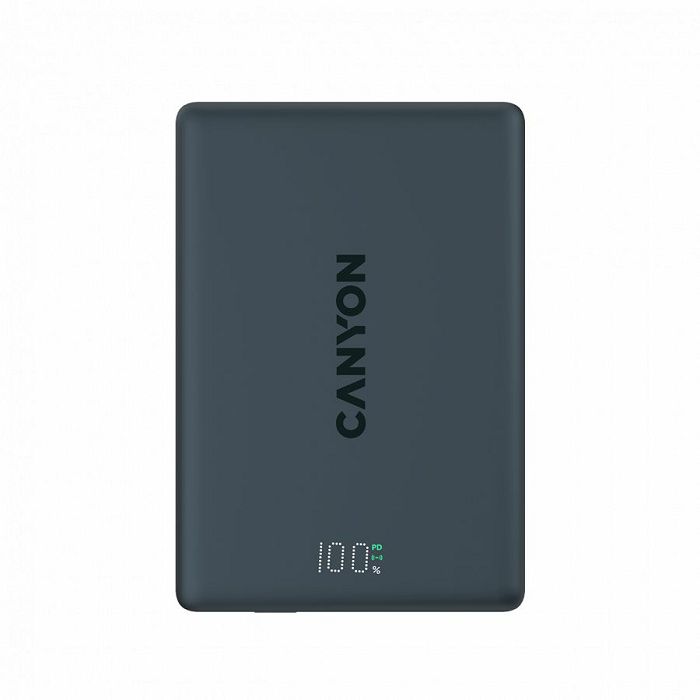 CANYON magnetic power bank OnPower 500 PD20W 5000mAh Aluminium Interstellar Black