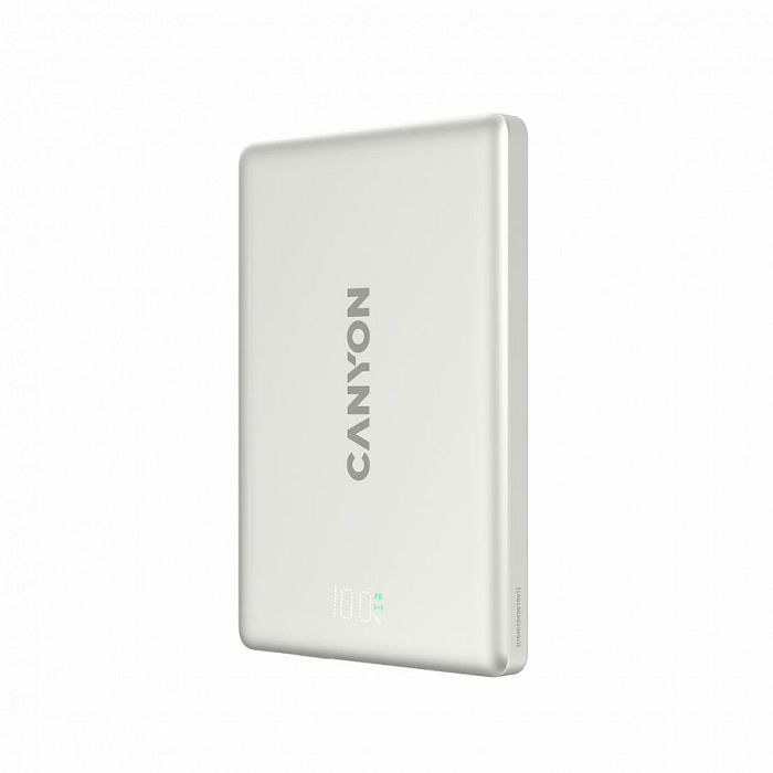 CANYON magnetic power bank OnPower 500 PD20W 5000mAh Aluminium Star Grey