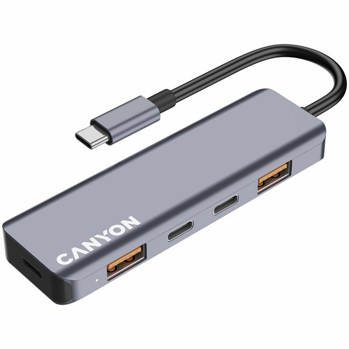 CANYON hub DS-18 5in1 USB-C Grey