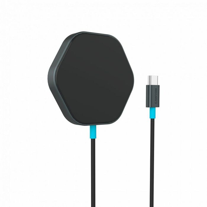 CANYON wireless charger HEXAGON 110 Dark Grey Blue