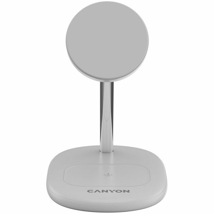CANYON wireless charger WCS-205 15W Qi2 2in1 White