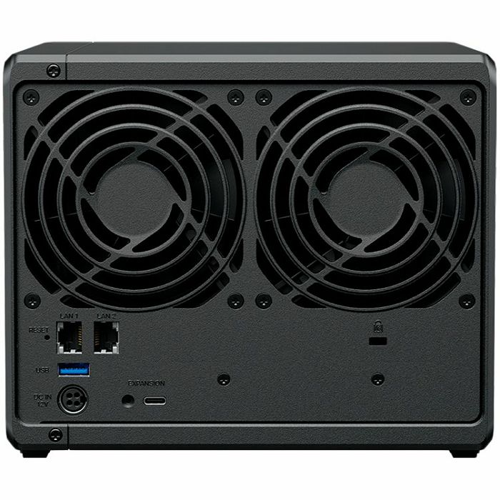 Synology DiskStation DS925+ Tower, 4-Bays 3.5 SATA HDD/SSD, 2 x M.2 2280 NVMe SSD slot, CPU AMD Ryzen V1500B 4-core 2.2 GHz, 4 GB DDR4 ECC SODIMM, 2x RJ-45 2.5 GbE LAN Port; 2x USB 3.2; 1 xUSB Type-