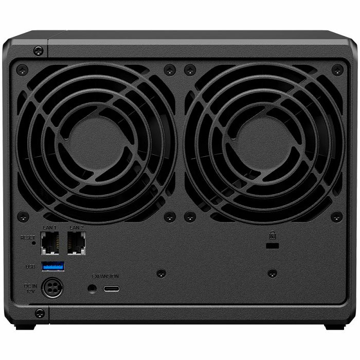 Synology DiskStation DS925+ Tower, 4-Bays 3.5 SATA HDD/SSD, 2 x M.2 2280 NVMe SSD slot, CPU AMD Ryzen V1500B 4-core 2.2 GHz, 4 GB DDR4 ECC SODIMM, 2x RJ-45 2.5 GbE LAN Port; 2x USB 3.2; 1 xUSB Type-