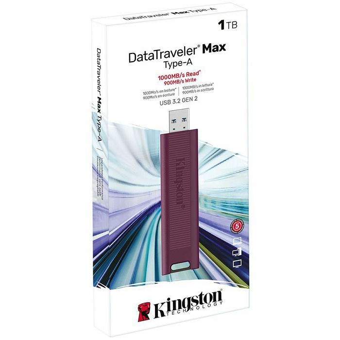 KINGSTON 1TB USB 3.2 Gen 2 DataTraveler Max, Type-A