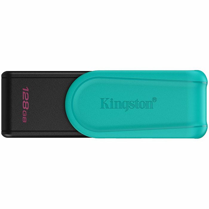 Kingston  128GB Portable USB 3.2 Gen 1 DataTraveler Exodia S (Black/Turquoise)