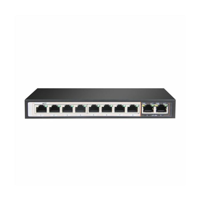 Extralink PERSES | Switch PoE | 8x Gigabit PoE