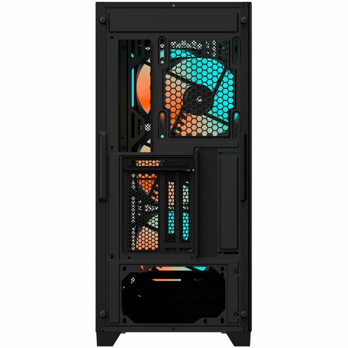 GIGABYTE C301 GLASS Midi Tower, E-ATX, USB 3.1 Gen2 Type-C x1, USB 3.0 x2, Audio In & Out, LED Switch, 4x 120mm ARGB fans, Tempered Glass, Black
