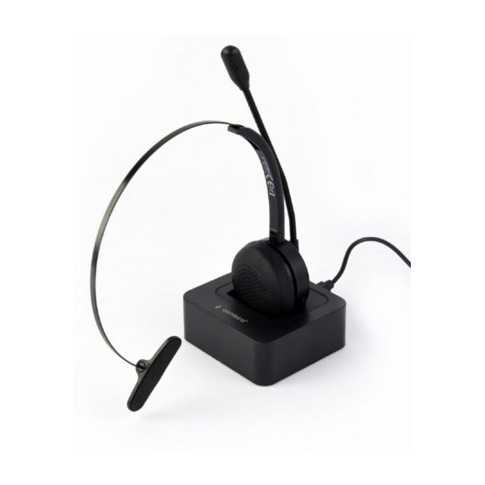 Gembird BT call center headset, mono, black