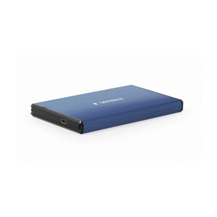 Gembird USB 3.0 2.5'' enclosure, brushed aluminum, deep-blue