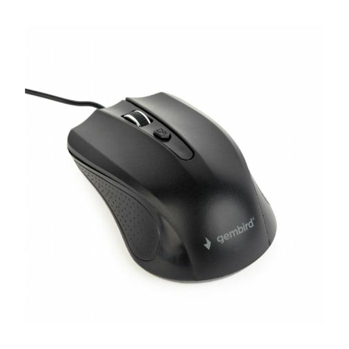 Gembird Wired optical mouse, USB, black, 1.8m cable