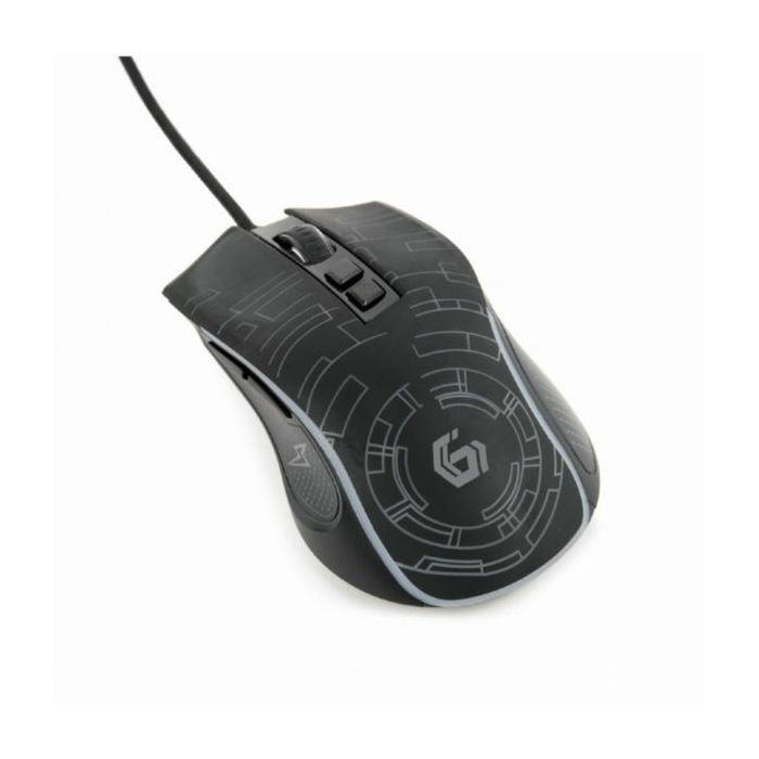 Gembird USB LED gaming mouse, black